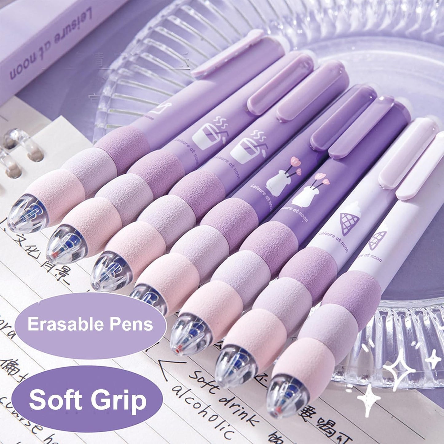 Soft Grip Erasable Gel Pen – 0.5mm