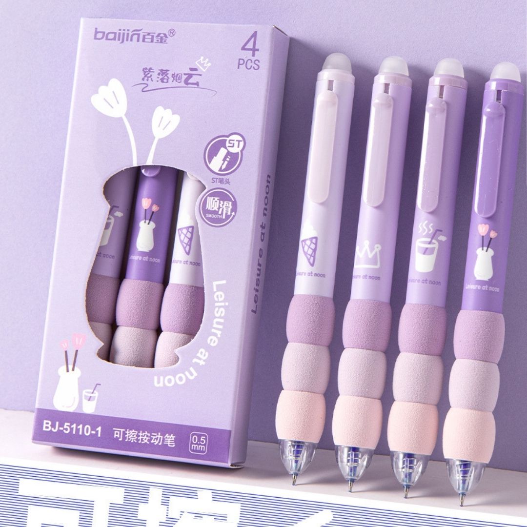 Soft Grip Erasable Gel Pen – 0.5mm