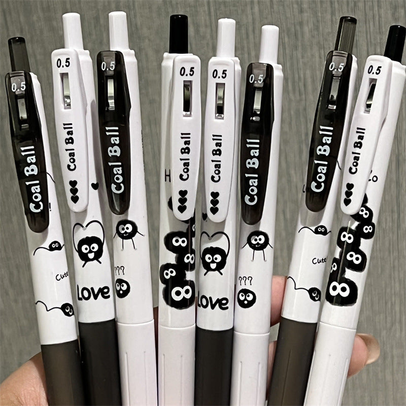 🖤 Coal Ball Cute Gel Pens-Set of 4