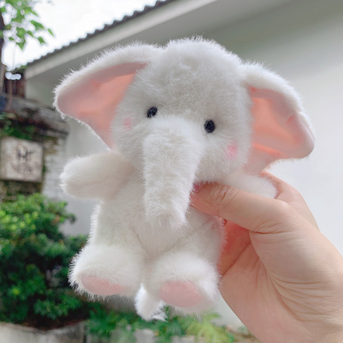 Elephant Plush toy keychain