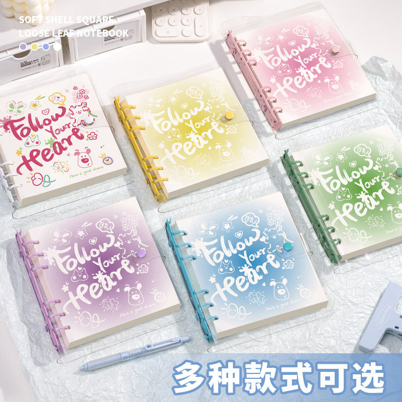 Follow Your Heart Binder book-60 pages ruled