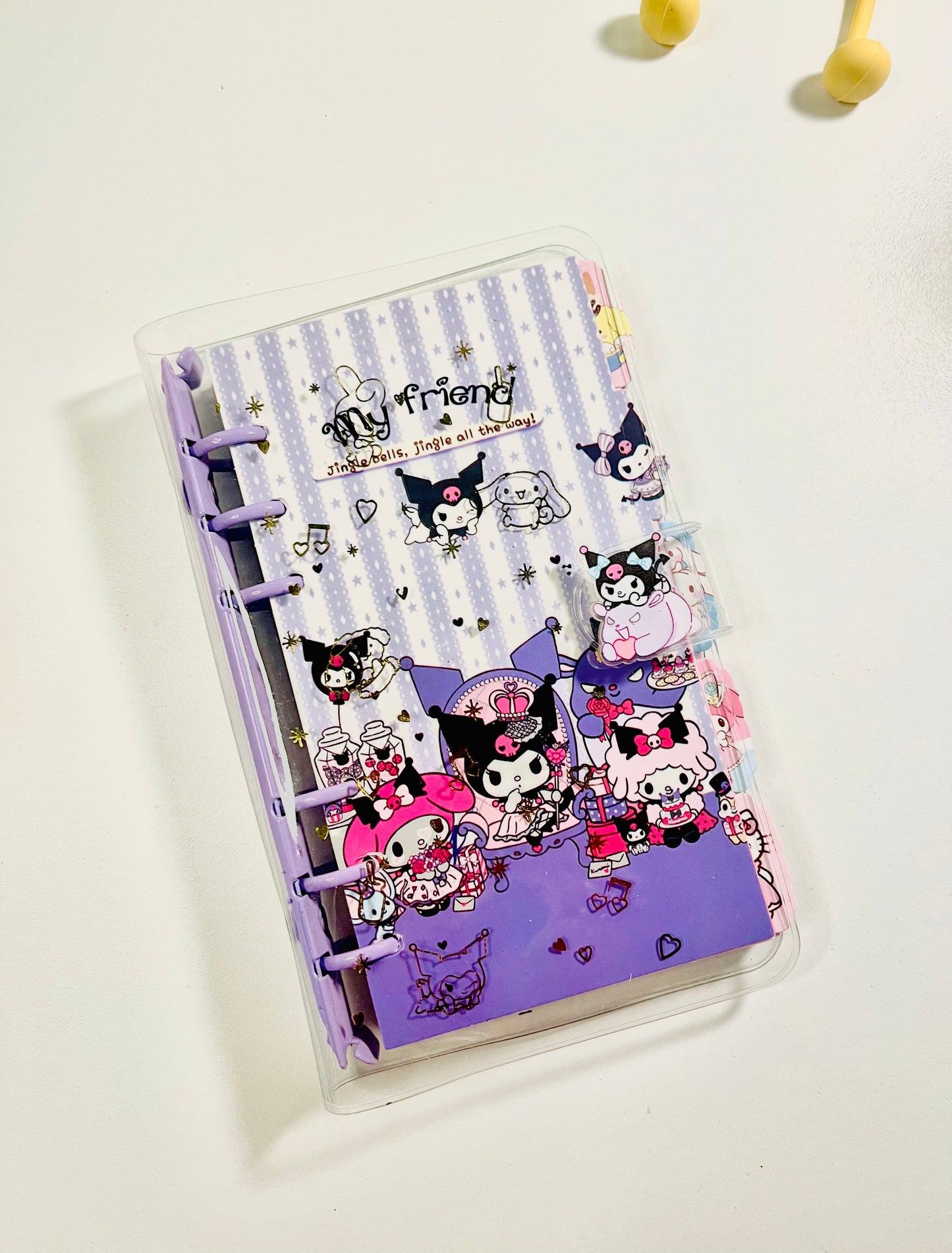 Transparent Sanrio Binder Notebook