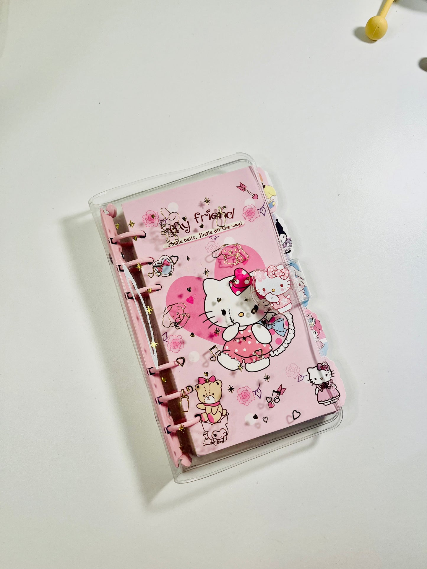 Transparent Sanrio Binder Notebook