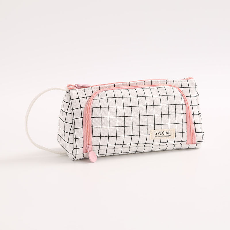 Large Capacity Triangle Pencil Case