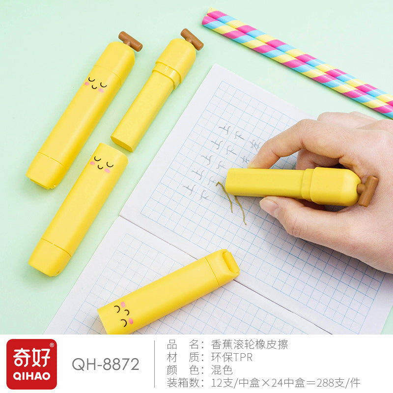 Fruit-Shaped Roller Eraser