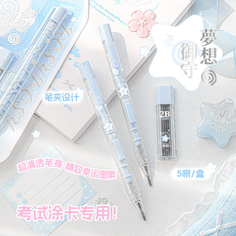 Rosy Posy Mechanical Pencil with led box