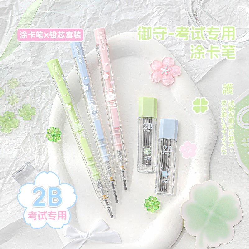 Rosy Posy Mechanical Pencil with led box