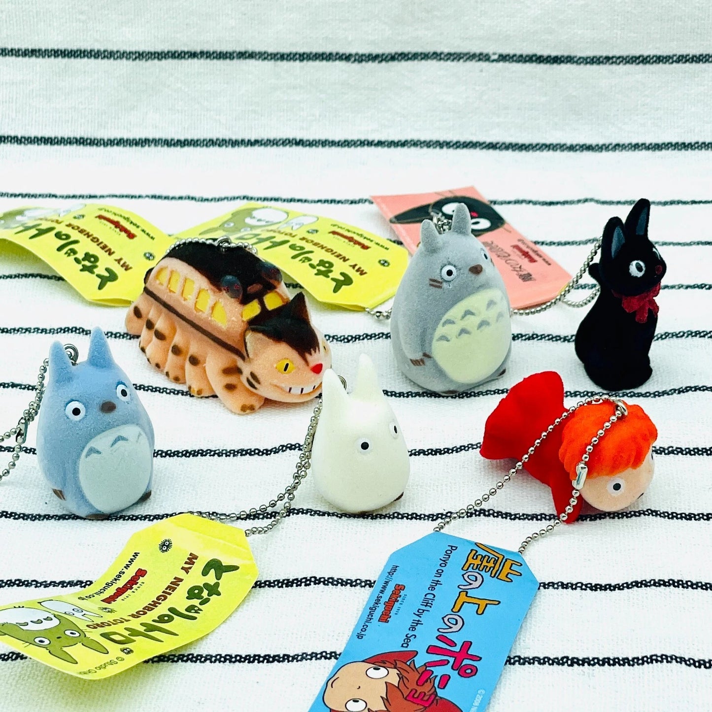 Studio Ghibli Sekiguchi Flocking Keychain
