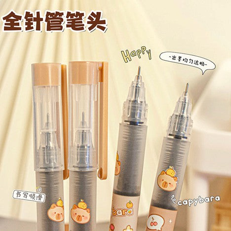 Cute long lasting Pen Set – (6 pcs)- black ink