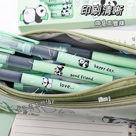 Cute long lasting Pen Set – (6 pcs)- black ink