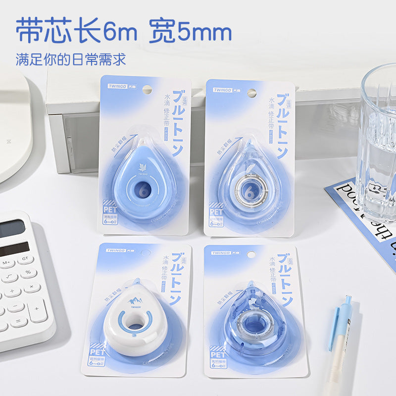 Water drop correction tape