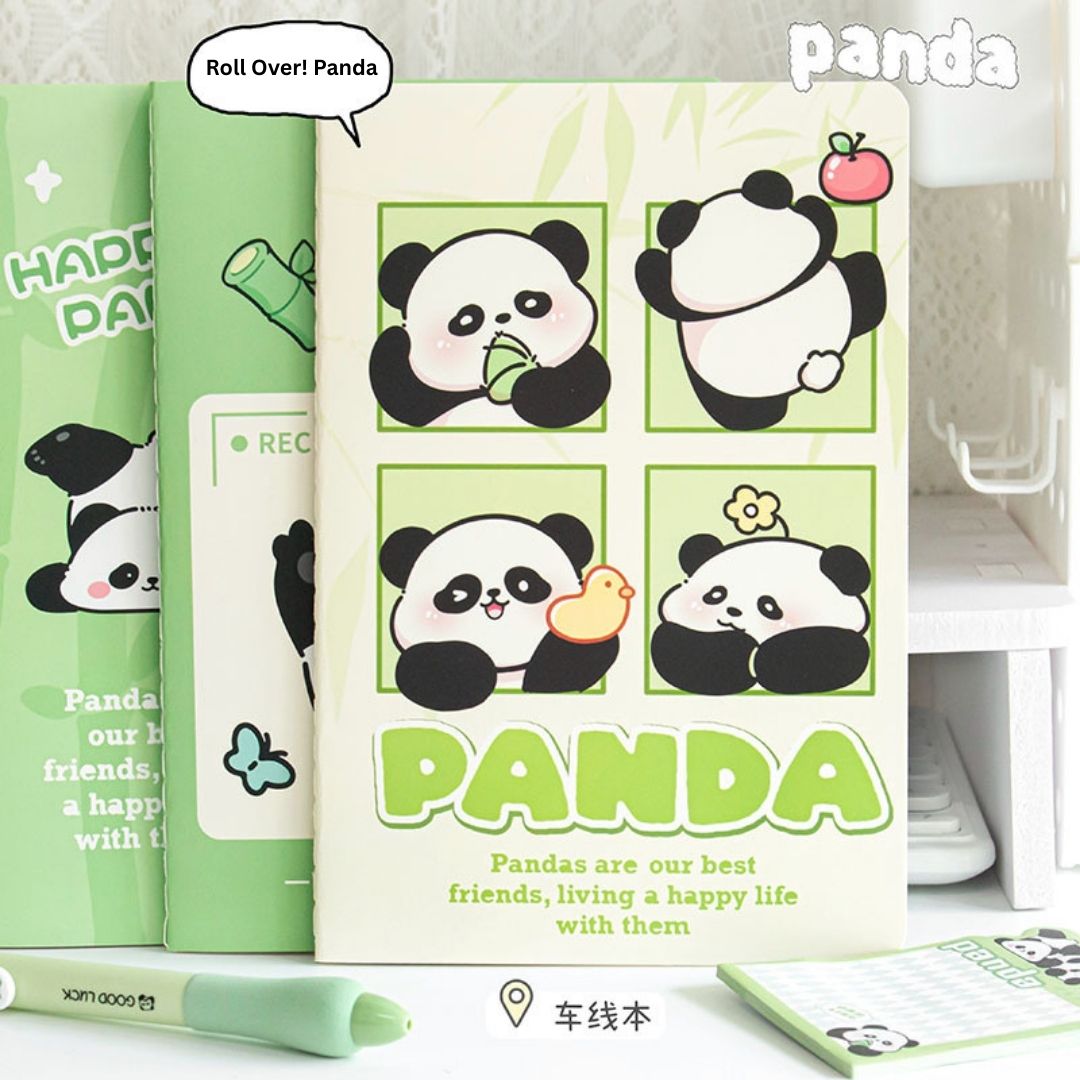 Cute Cartoon A5 Notebook –Set of 4