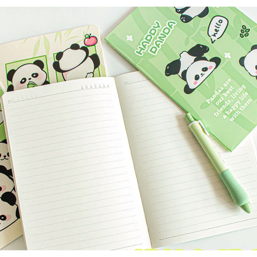 Cute Cartoon A5 Notebook –Set of 4
