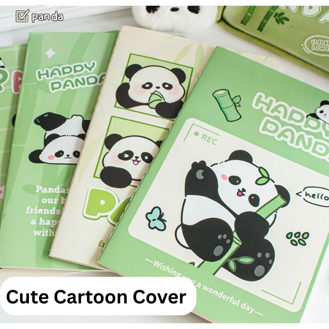Cute Cartoon A5 Notebook –Set of 4