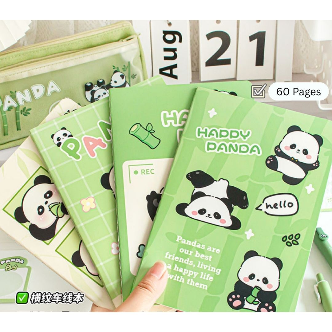 Cute Cartoon A5 Notebook –Set of 4