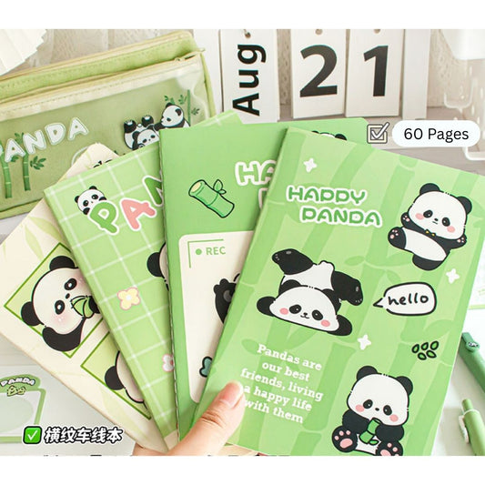 Cute Cartoon A5 Notebook –Set of 4