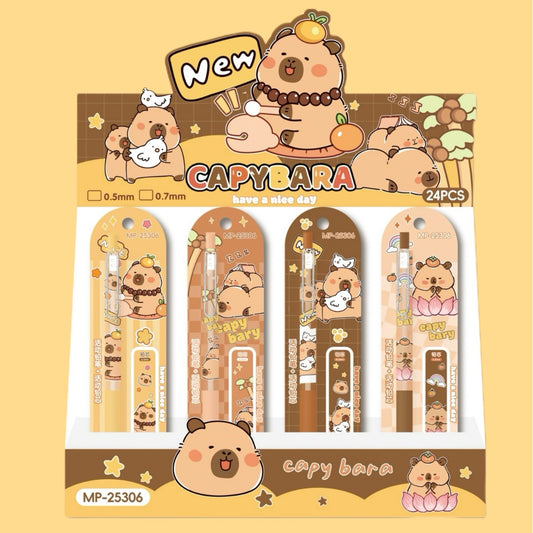 Cartoon mechanical pencils with led box