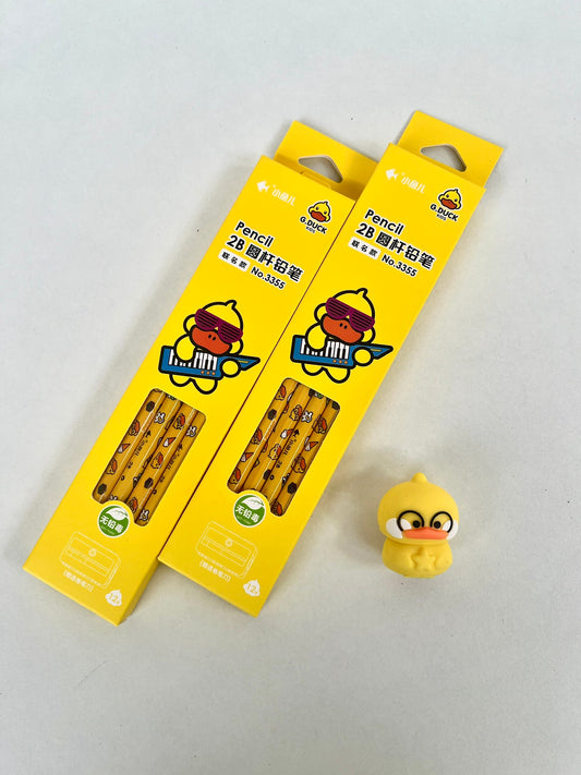Duck pencil with sharpener
