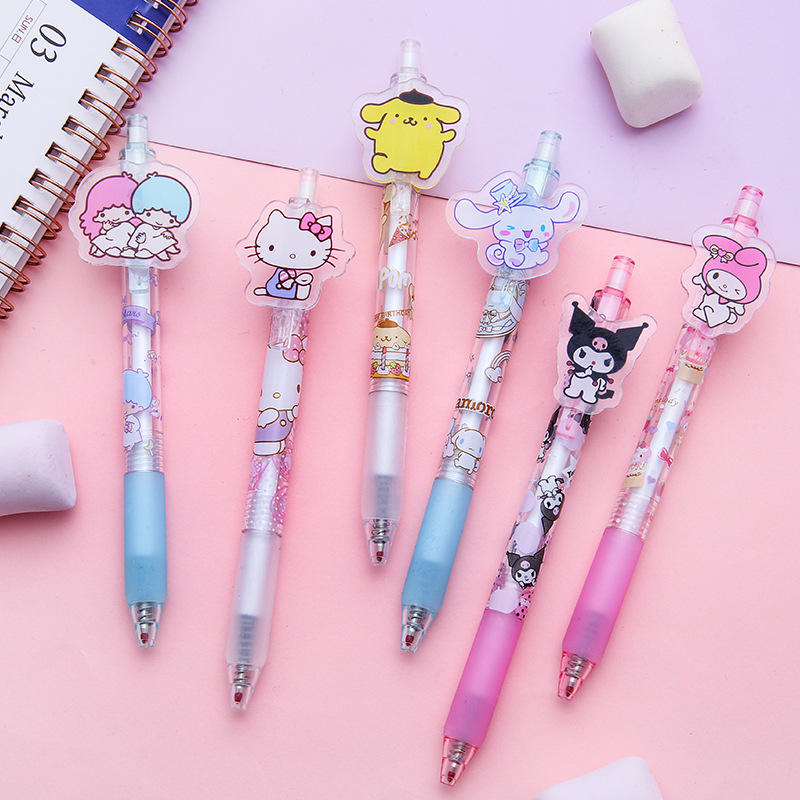 Sanrio Cartoon Click Gel Pen – Blue Ink