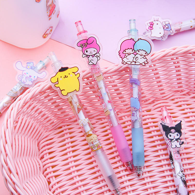 Sanrio Cartoon Click Gel Pen – Blue Ink