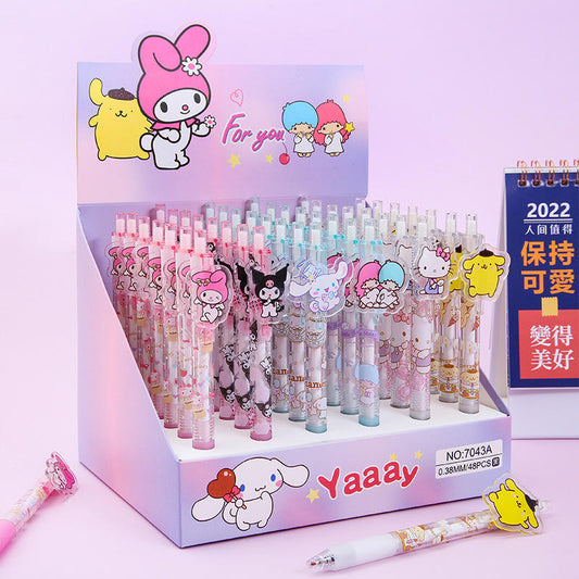 Sanrio Cartoon Click Gel Pen – Blue Ink