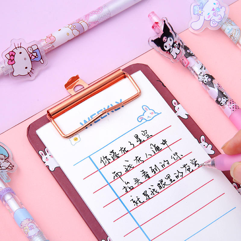 Sanrio Cartoon Click Gel Pen – Blue Ink