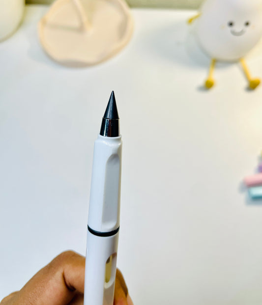 Cartoon Infinity pencil with eraser
