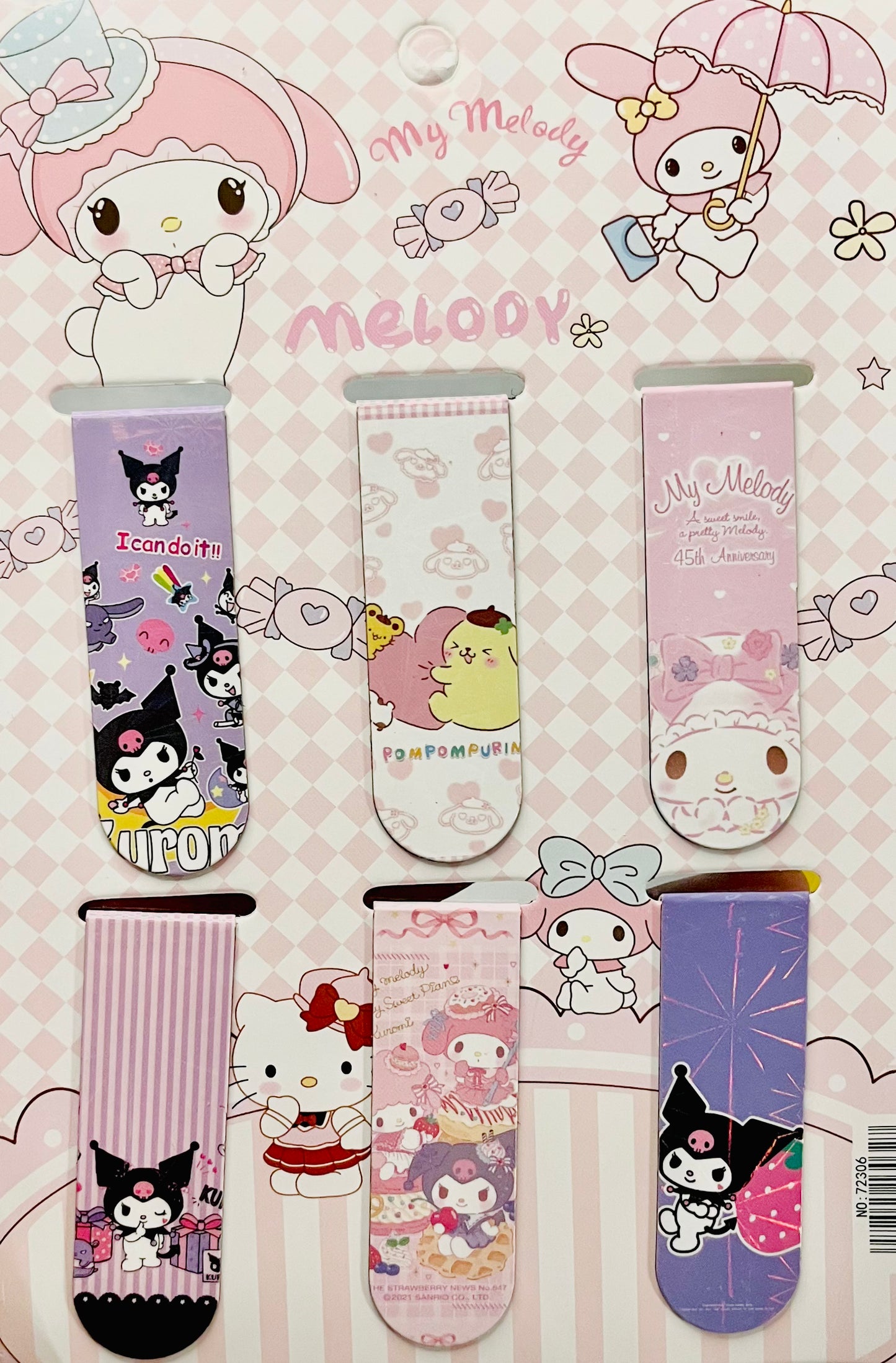 Magnetic Sanrio bookmark