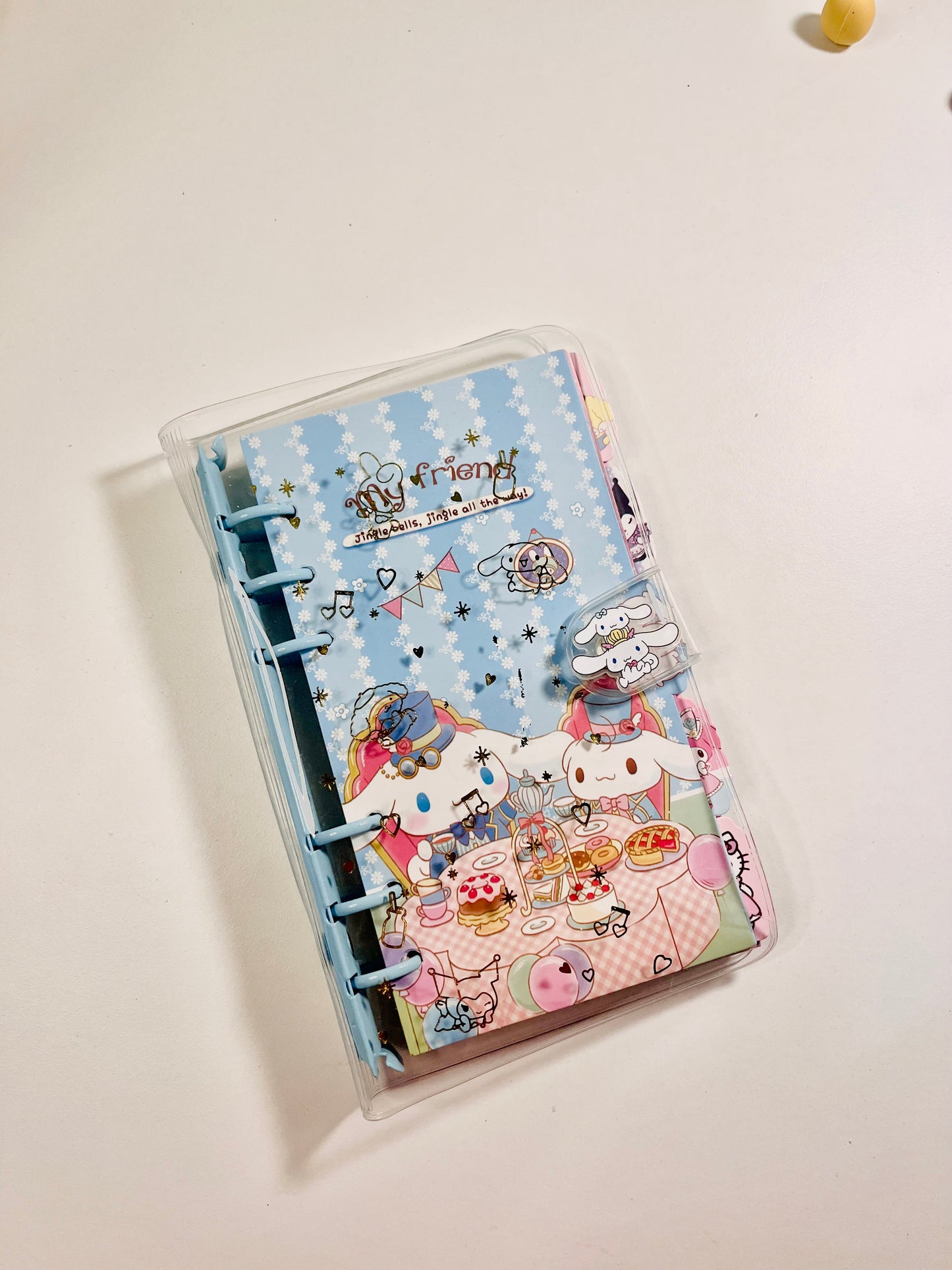 Transparent Sanrio Binder Notebook