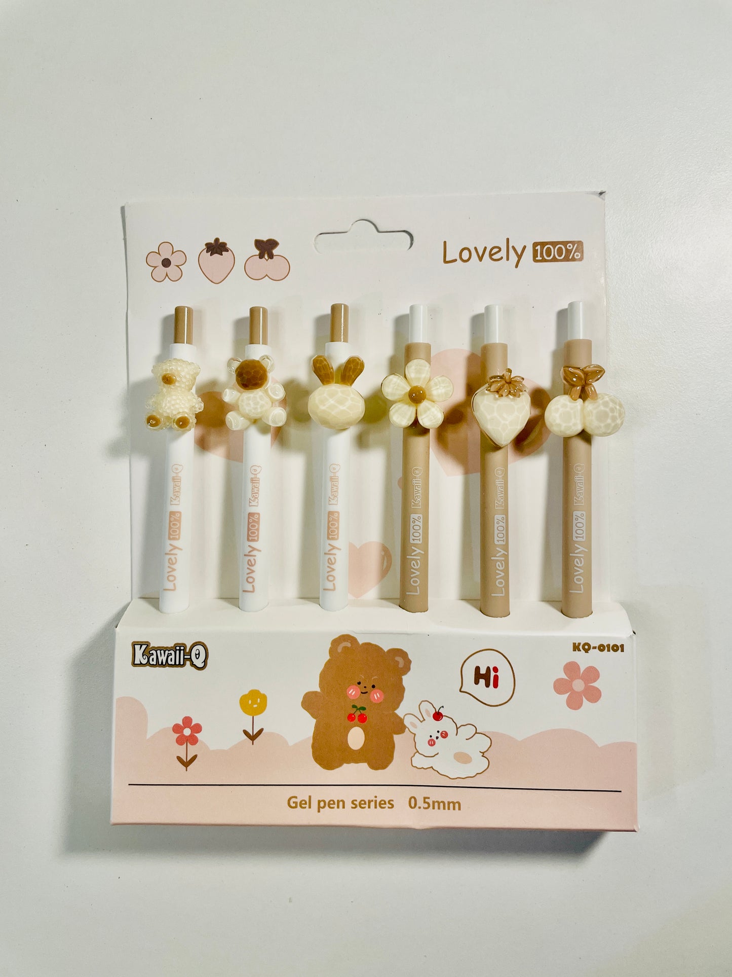 Floral Gel Pen- Set of 5