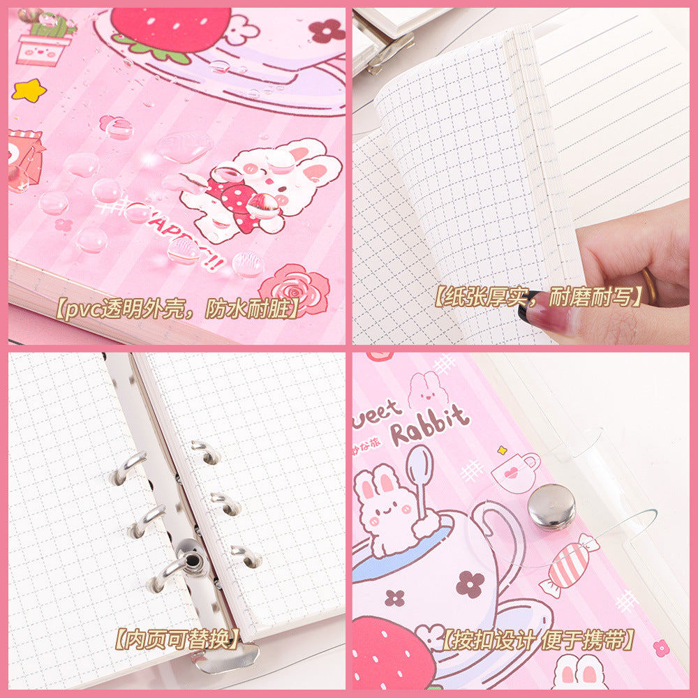 Cute PVC Cartoon Refillable Journal