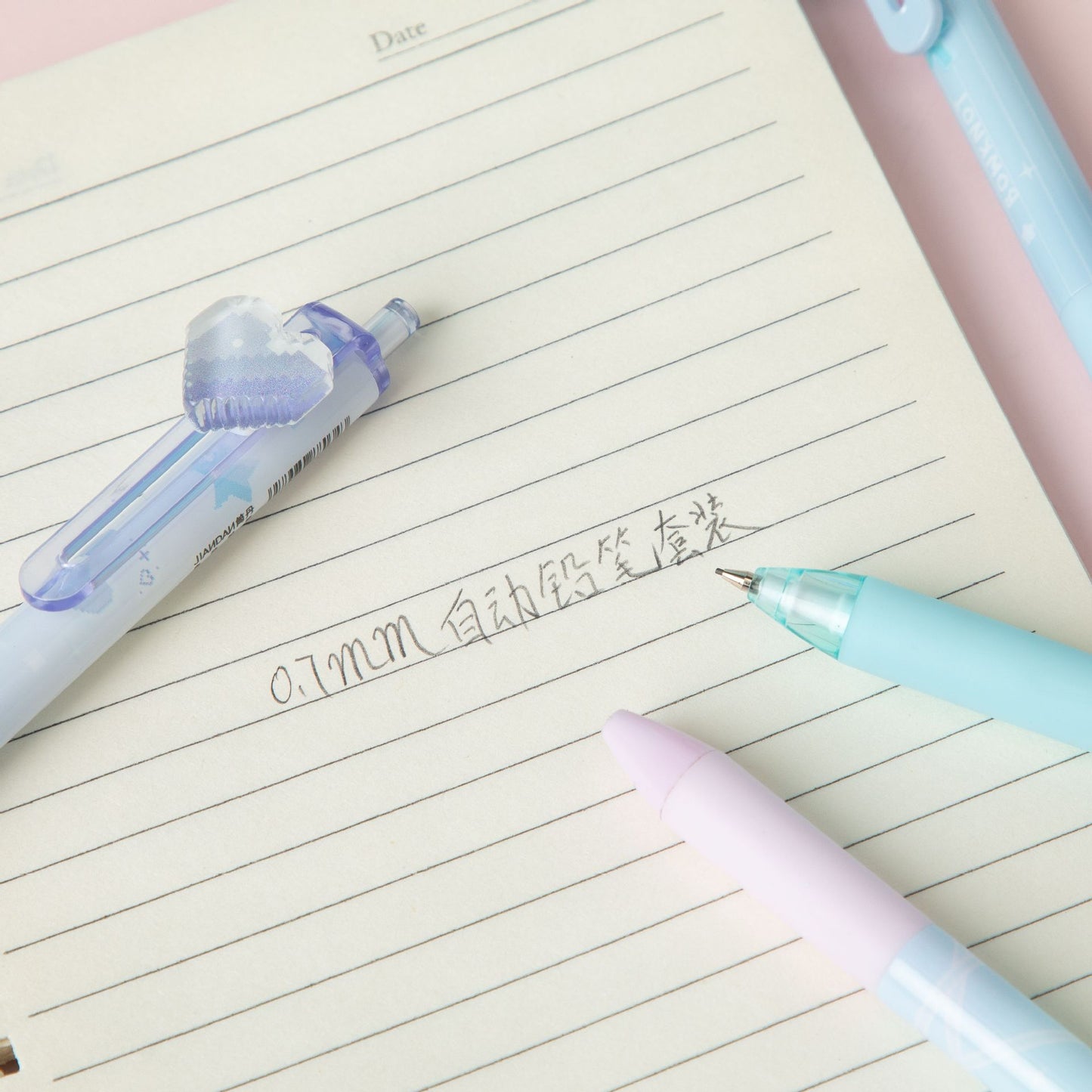 Paw & Bow Mechanical Pencil with led box