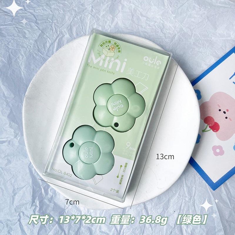 Cute Floral Mini Utility Knife Set