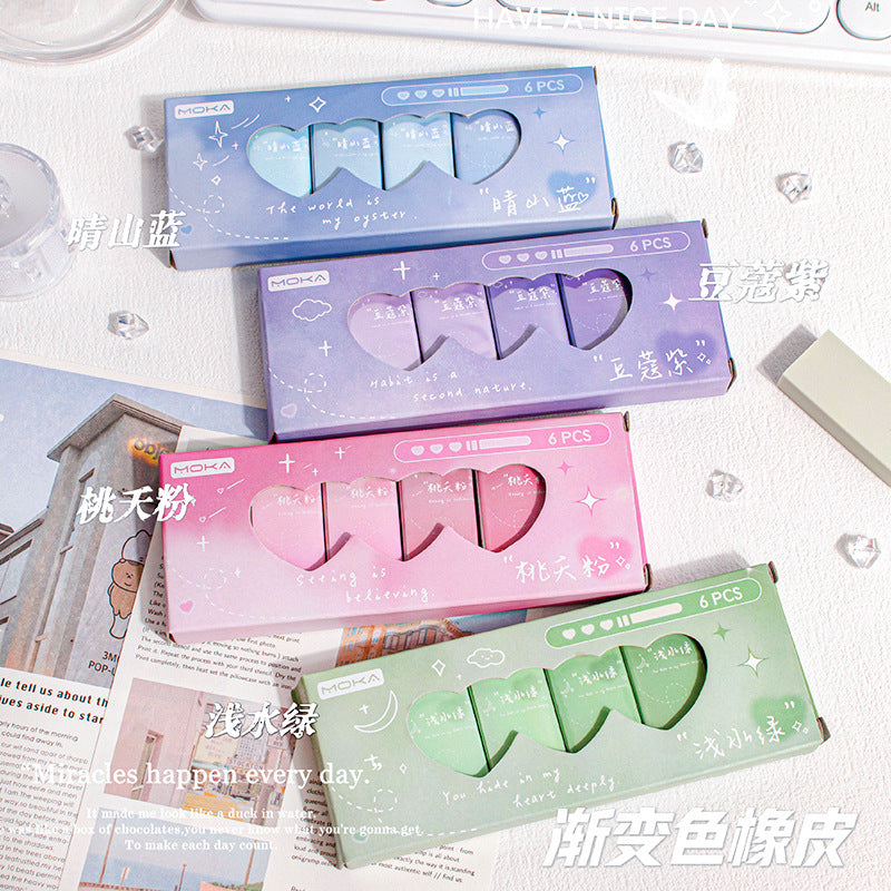 Pastel eraser- Set of 6