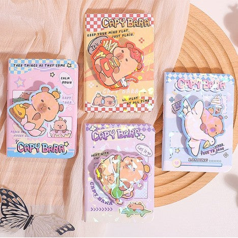 Rotating Capybara pocket size notebook