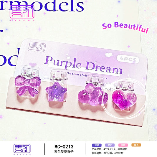 Purple Dream Paper Clip