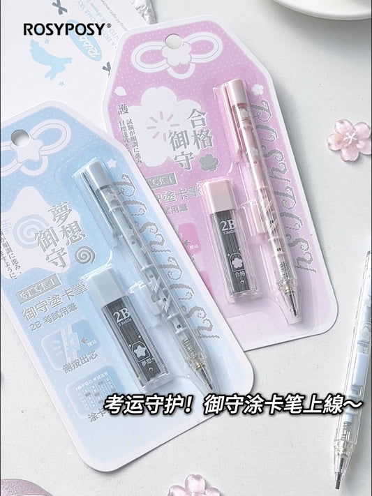 Rosy Posy Mechanical Pencil with led box