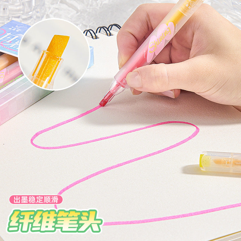 Dual tip Shiny Highlighter