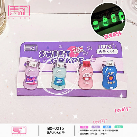 Sweet grape Soda Paper Clip