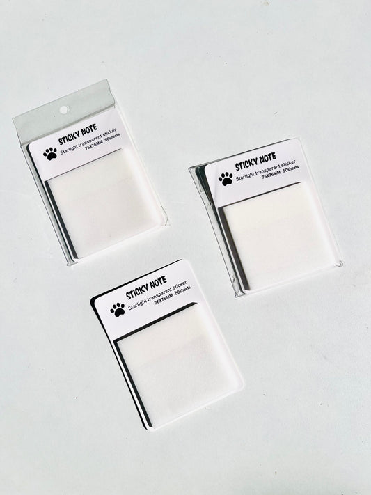 Transparent Sticky Notes