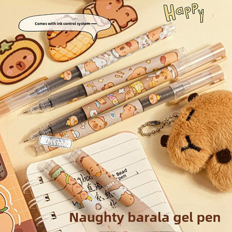 Cute long lasting Pen Set – (6 pcs)- black ink