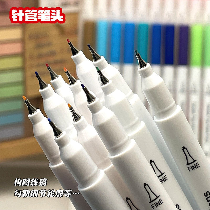 Dual Tip Brush Pens