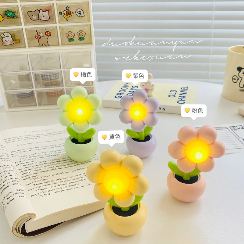 Mini Cute Flower Desk Lamp