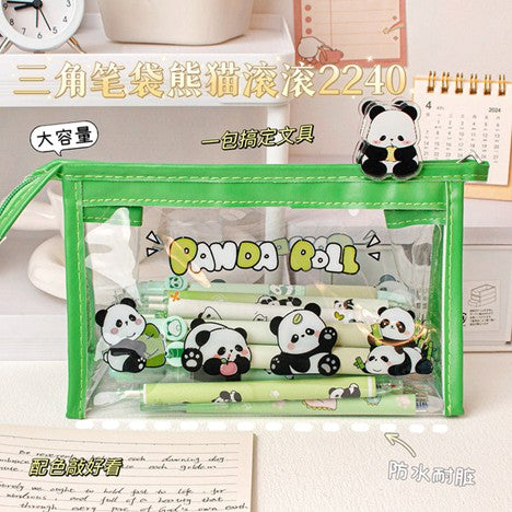 Kawaii Transparent Animal Pencil Pouch