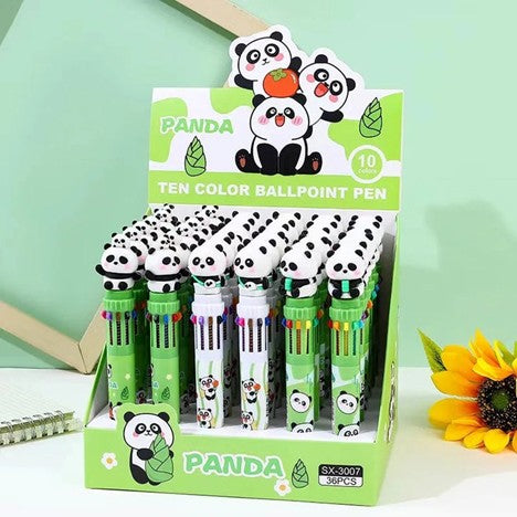 Cartoon Multi-Color Pen 10-in-1 Ballpoint Pen
