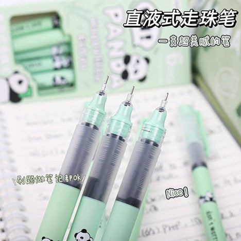Cute long lasting Pen Set – (6 pcs)- black ink