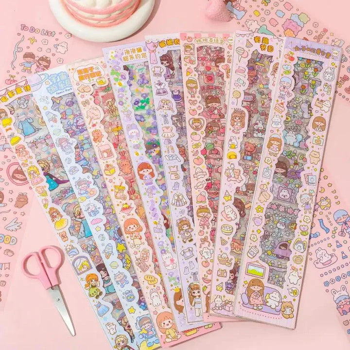 Kawaii Scrapbooking Sticker Sheet ( 20Sheets )
