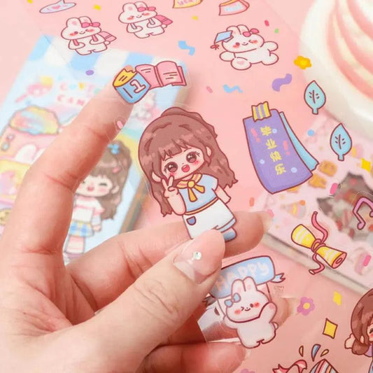 Kawaii Scrapbooking Sticker Sheet ( 20Sheets )